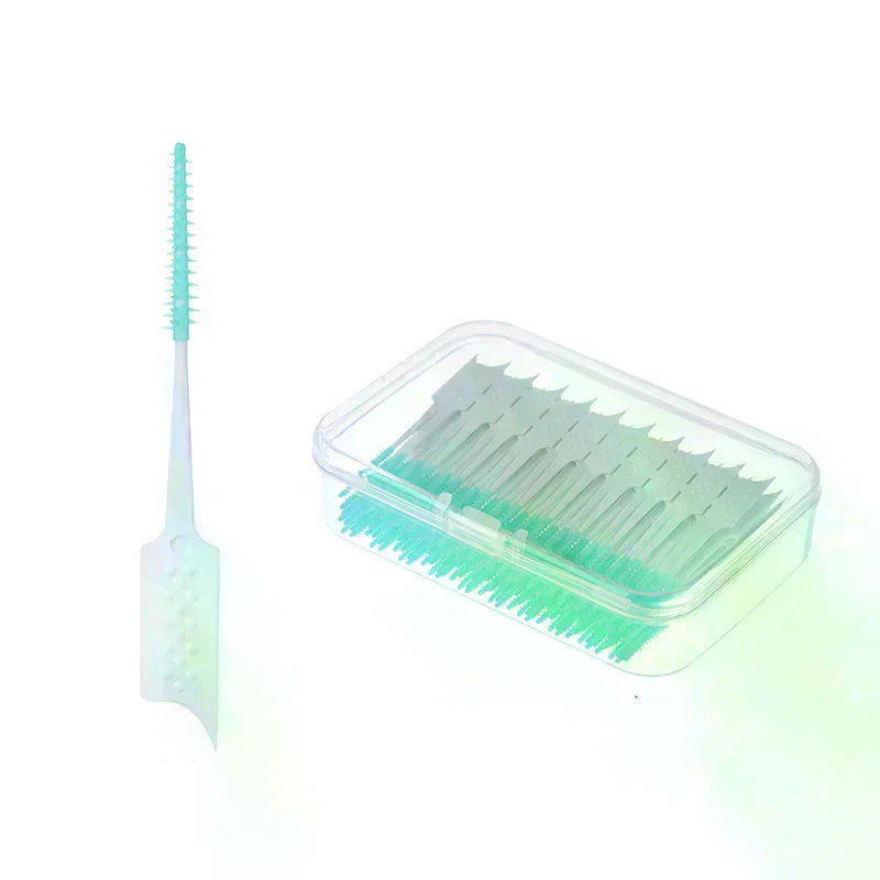 Silicone Interdental Brushes – Soft Toothpicks, 20–300 Pcs Interdental Brush QXL