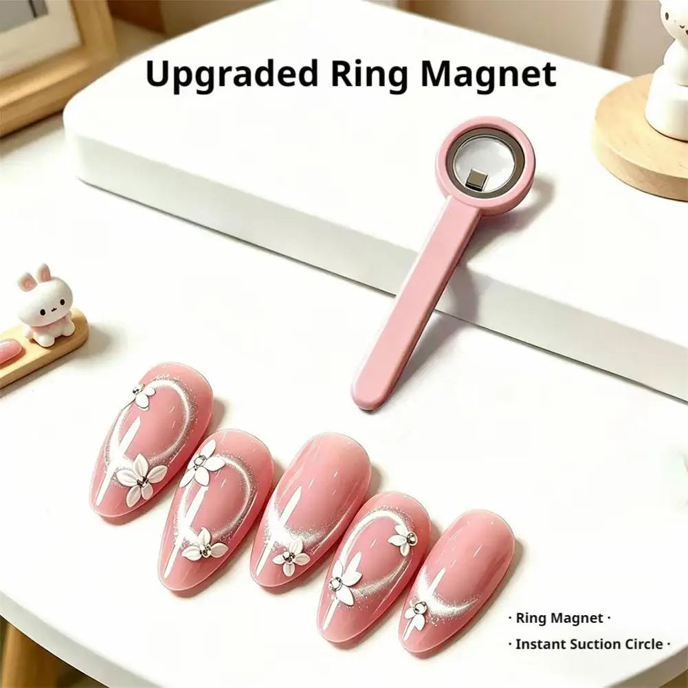 3D Ring Cat Eye Magnet Tool for UV LED Gel Nail Art Nail Art Magnet Tool QXL