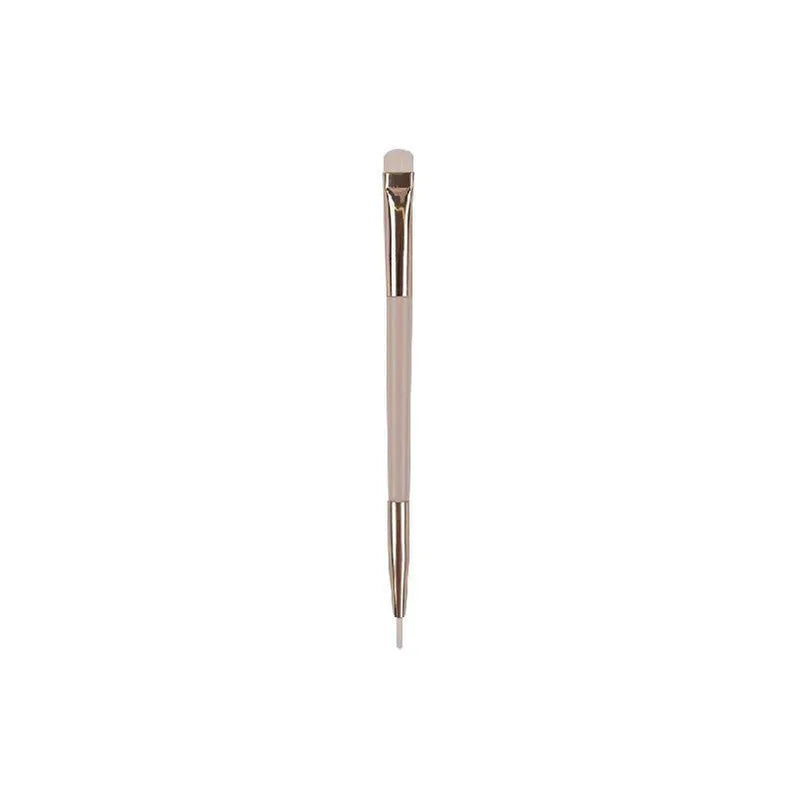 Double-Ended Tongue-Shaped Foundation & Eyeshadow Brush Makeup Brush QXL
