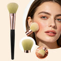 KOSSHOW Blush & Contour Brush | Nylon, Wood Handle Blush Makeup Brush QXL black