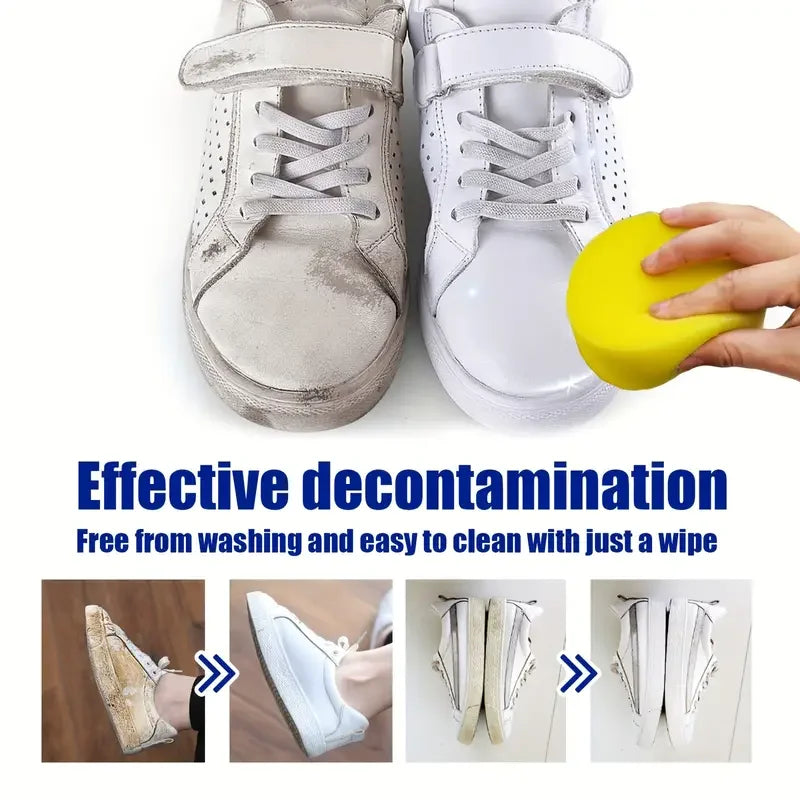 White Shoe Cleaner Paste | Whitening & Stain Remover Shoe Cleaner Paste QXL