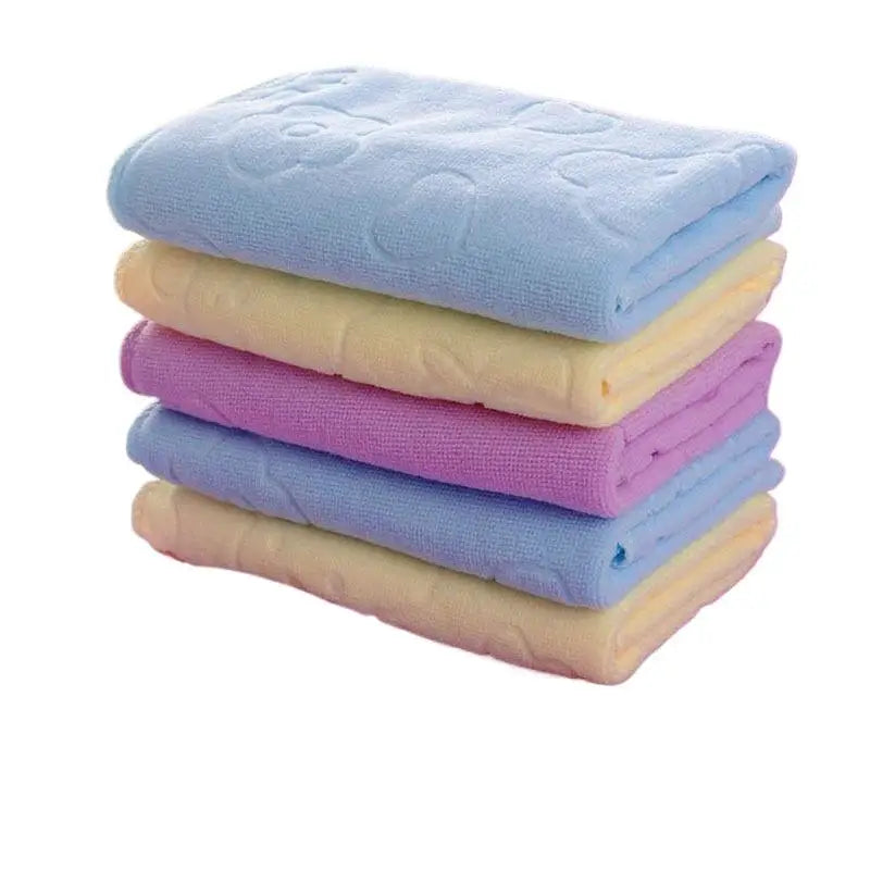 Soft Microfiber Face Towel | Absorbent Embossed 30x70cm Microfiber Face Towel QXL