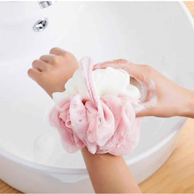 5-Pack Multicolor Bath Sponge Balls | Foaming Body Scrubber Set Bath Body Scrubber QXL