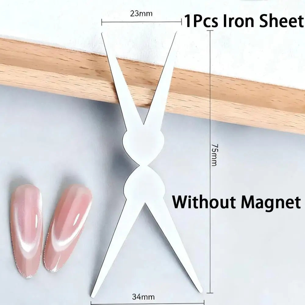 3D Double-Headed Cat Eye Nail Magnet | French Gel Polish Tool Nail Art Magnet Tool QXL 1pc