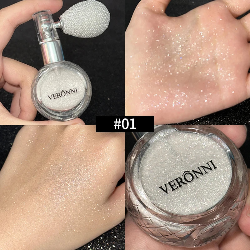 Glitter Shimmering Body Spray – Highlighter Sparkling Powder Body Shimmer Spray QXL 01