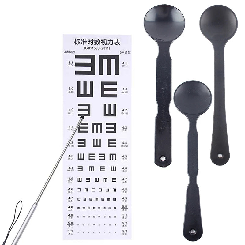 Handheld Eye Occluder | Optometry Vision Test Block Plate Eye Occluder QXL