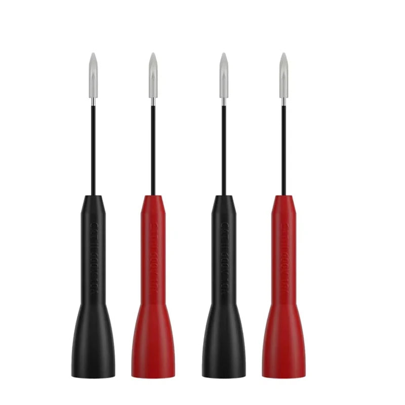 600V/10A 2mm Extended Needle Multimeter Test Probes Multimeter Test Probes QXL 2 red and 2 black