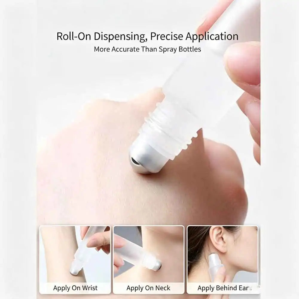 10ml Roller Ball Refillable Perfume & Essential Oil Bottle Refillable Roller Bottle QXL