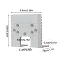 Door Hinge Jig Installation Template | Magnetic ABS Drill Guide Hinge Installation Jig QXL 1pcs