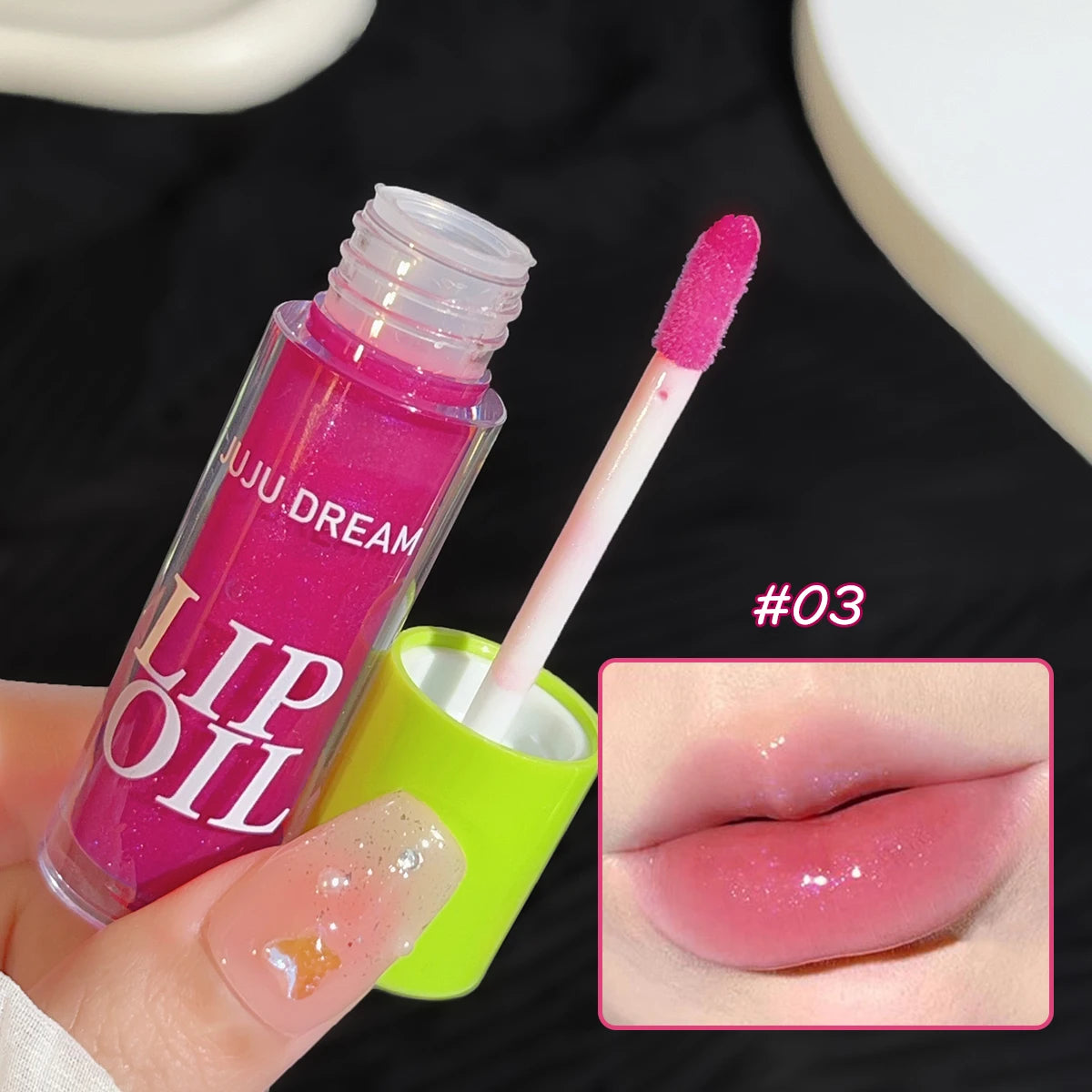 JUJU Dream Candy Jelly Lip Gloss | Mirror Shine 6 Colors Jelly Lip Gloss QXL