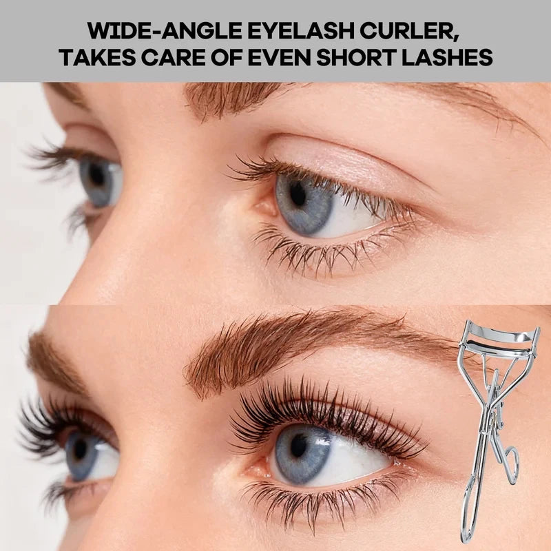 Wide-Angle Eyelash Curler | Long-Lasting Curl – 2 Pack Eyelash Curler QXL