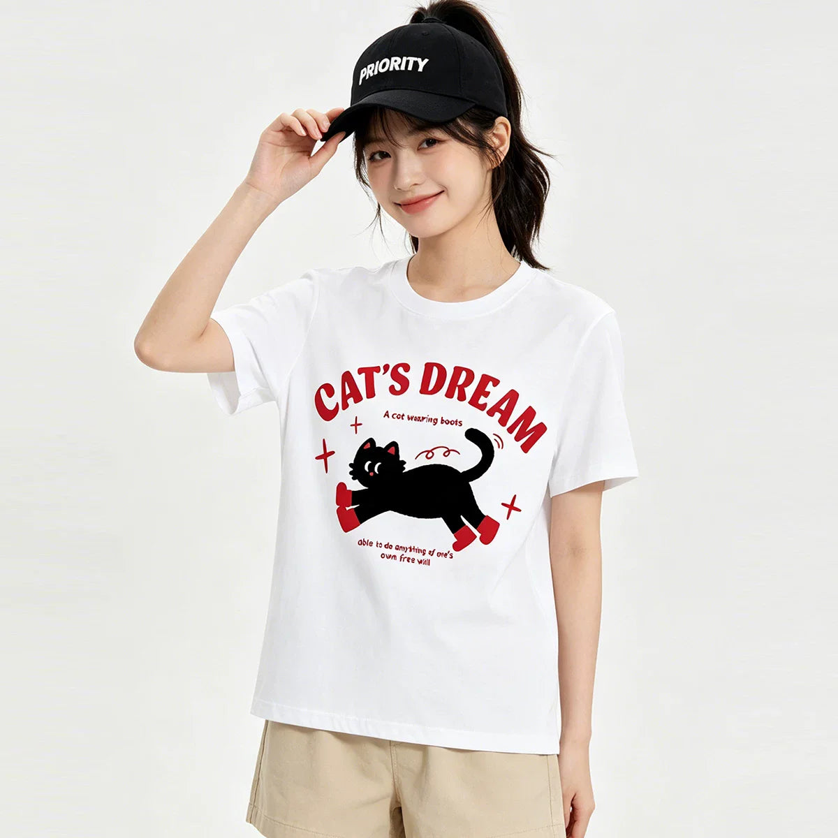 Women's 100% Cotton Graphic Print T-Shirt | XS–3XL Women's Graphic Tee QXL