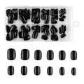 120-Pack Short Square Press-On Nails | Glossy Full Cover Tips Press-On Nail Tips QXL H