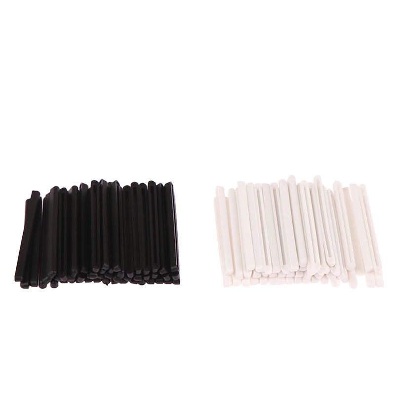 50-Pc Pet Clipper Blade Guide Replacements | Black & White Clipper Blade Guides QXL
