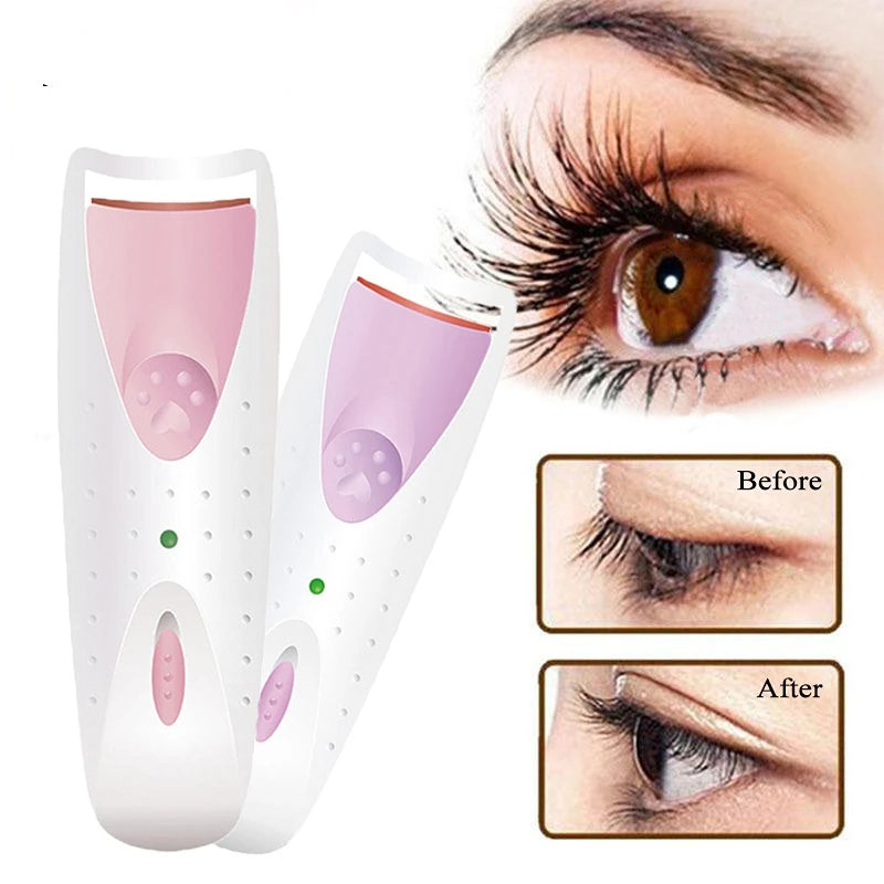 Electric Heated Eyelash Curler | Long-Lasting Lash Lift Tool Heated Eyelash Curler QXL