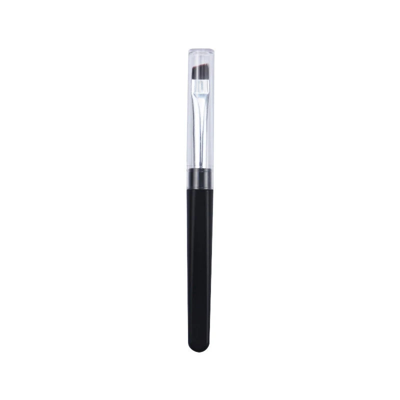 Portable Travel Makeup Brush with Lid – Eyeshadow & Eyebrow Travel Makeup Brush QXL