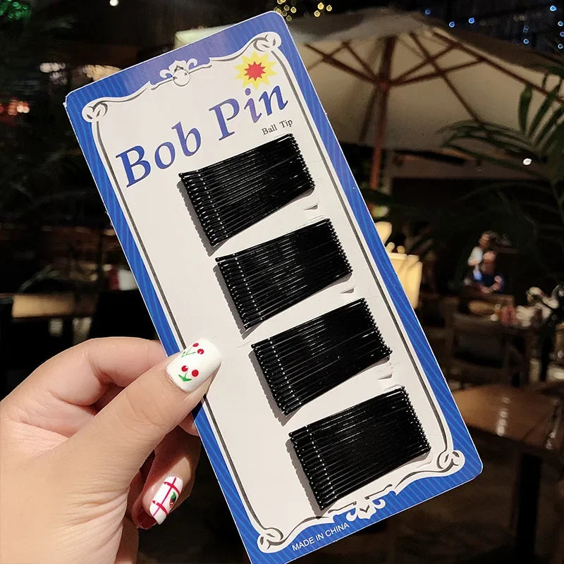 Women's Black Bobby Pins & Hair Clips | Waves & Straight 4–7cm Hair Clips & Bobby Pins QXL No.10 4cm