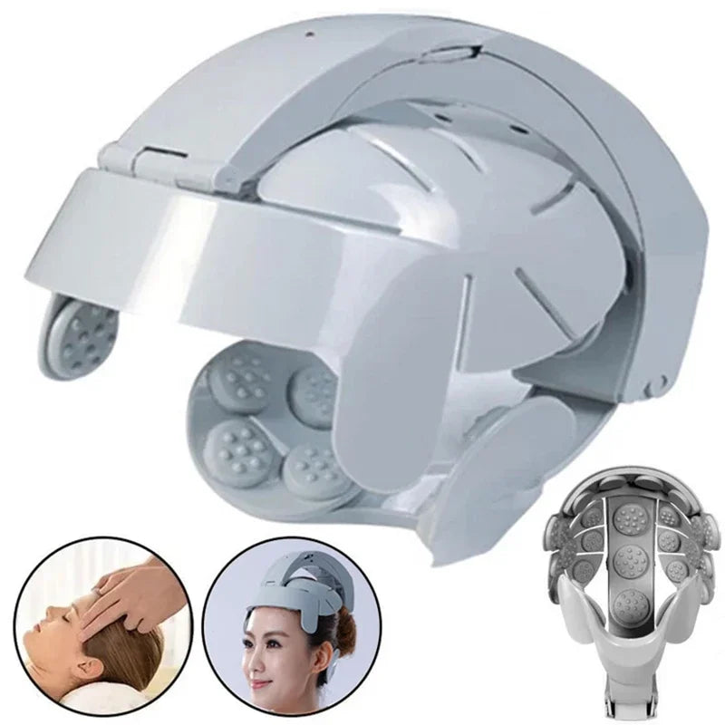 Electric Wearable Head & Scalp Massager | 8-Level Vibration Head Scalp Massager QXL