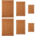 6-Pack Felt Bag Bottom Shapers | 3 Rectangle Sizes for Crochet Bag Base Shaper QXL AECH04-14916