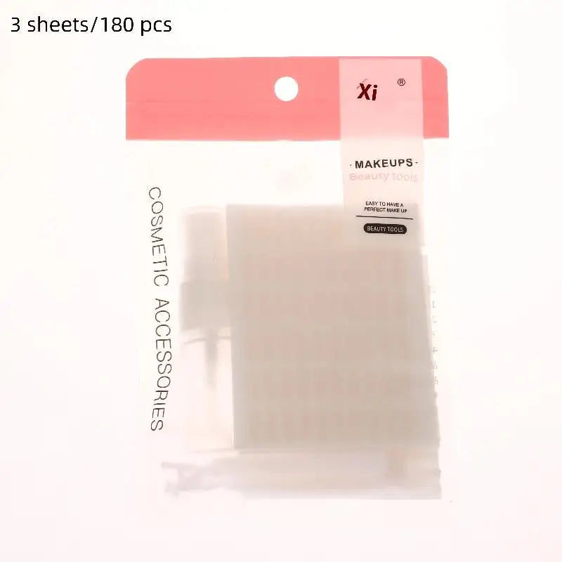 Invisible Double Eyelid Tape | Ultra-Thin Lace 180–600 Pcs Eyelid Shaping Tape QXL 3Sheets