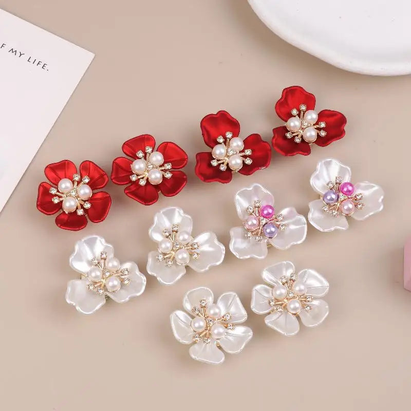 2-Pack Floral Clip-On Button Covers for Shirts & Dresses Button Covers QXL