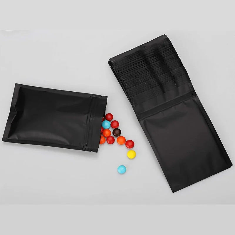 Frosted Self-Sealing Bags | U-Cut Opening & Wide Resealable Seal Resealable Storage Bags QXL