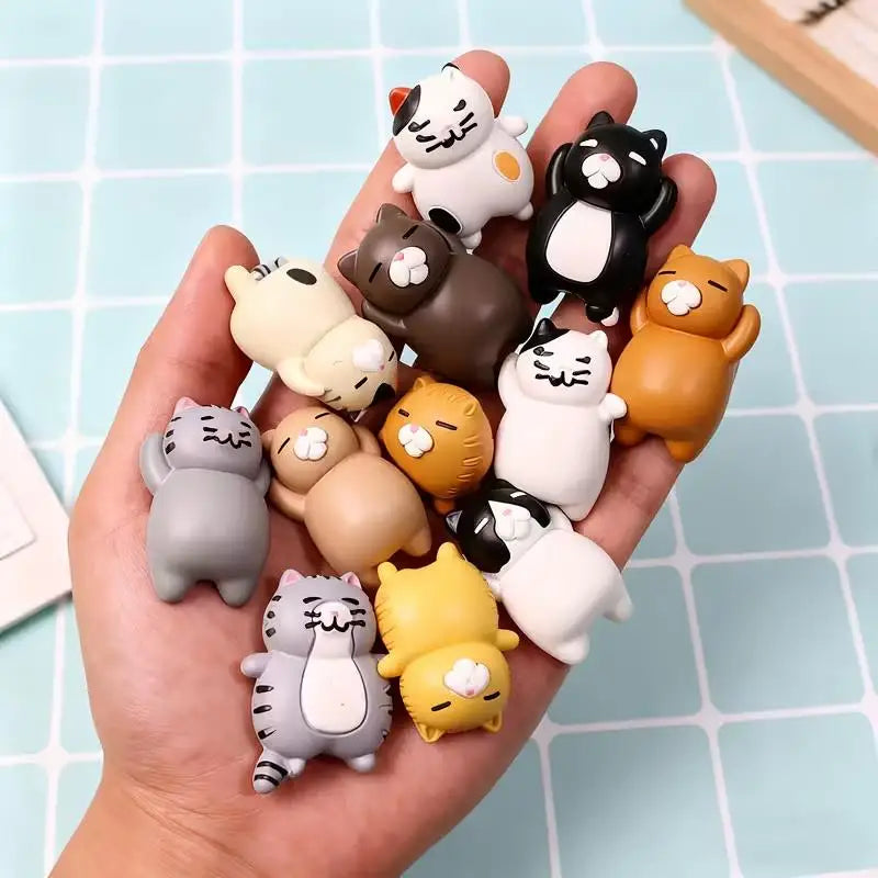 5-Pack Large Kitten Fridge Magnets – Cute Christmas Decor Decorative Fridge Magnets QXL