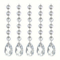 Acrylic Crystal Bead Curtain Pendants – Wedding & Xmas Décor Crystal Bead Pendants QXL 5pcs