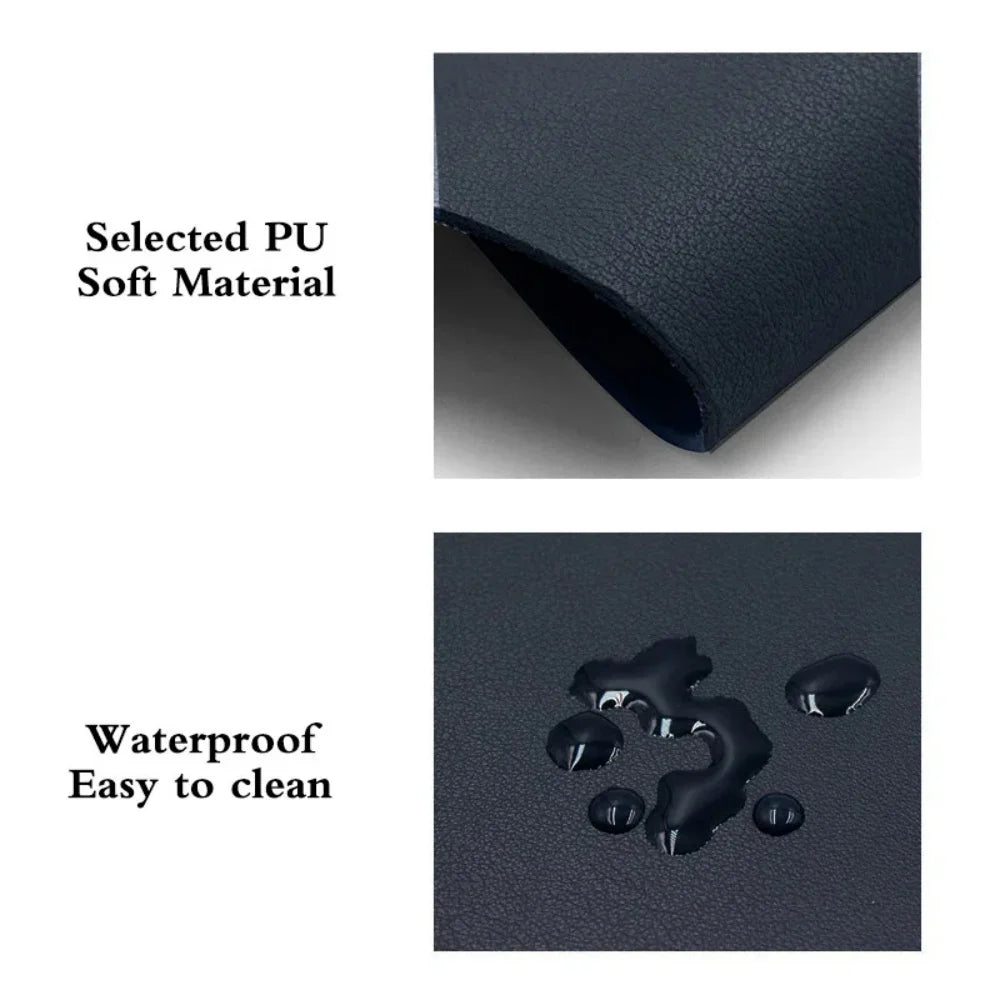 Mini PU Leather Mouse Pad – Non-Slip, Waterproof & Easy Clean Leather Mouse Pad QXL