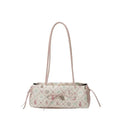 Sweet Bow Cartoon Print Shoulder Bag | Large Capacity Tote Shoulder Tote Bag QXL Pink