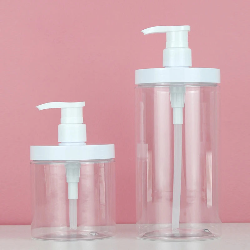 PET Lotion Pump Bottle | Refillable Travel Cosmetic Container Pump Dispenser Bottle QXL