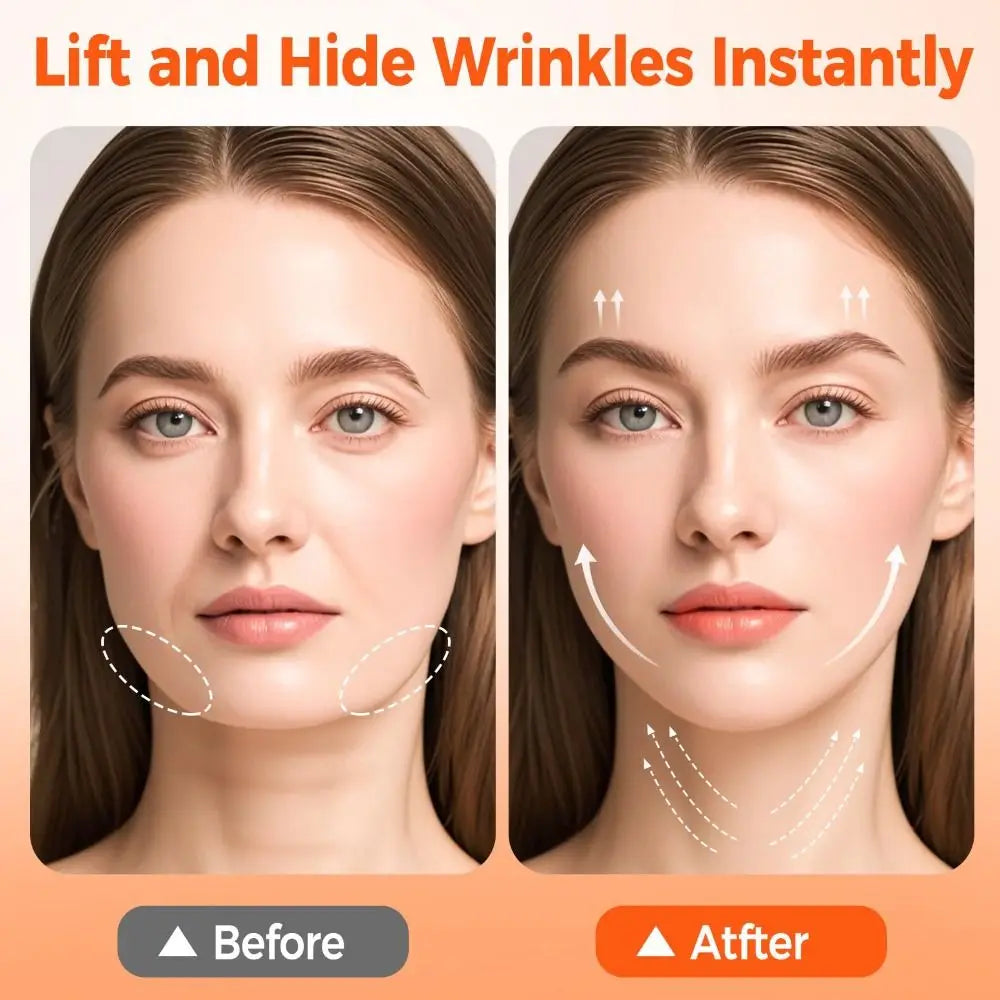 120-Pc Invisible Face Lift Tapes | Instant Firming & Neck Lift Face Lift Tape QXL