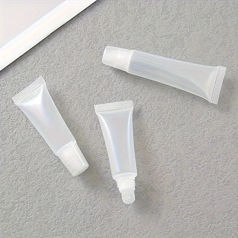 6-Pack Mini Lip Balm Tubes 5ml & 10ml | Refillable DIY Gloss Lip Gloss Tubes QXL