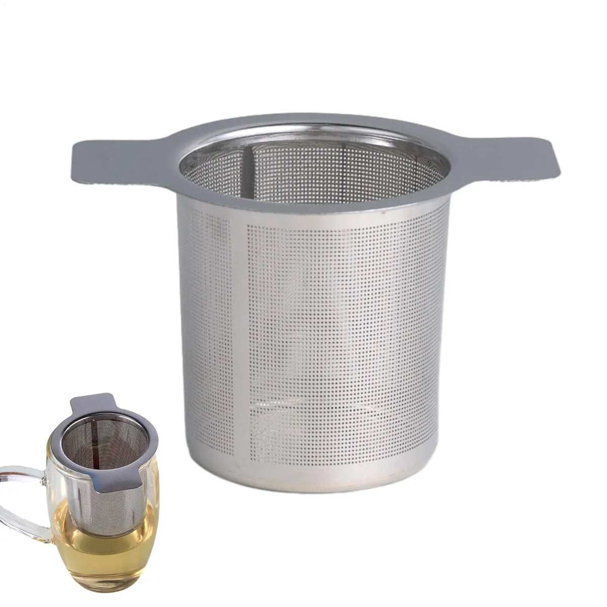 Stainless Steel Loose Leaf Tea Strainer & Multi-Use Infuser Tea Strainer Infuser QXL
