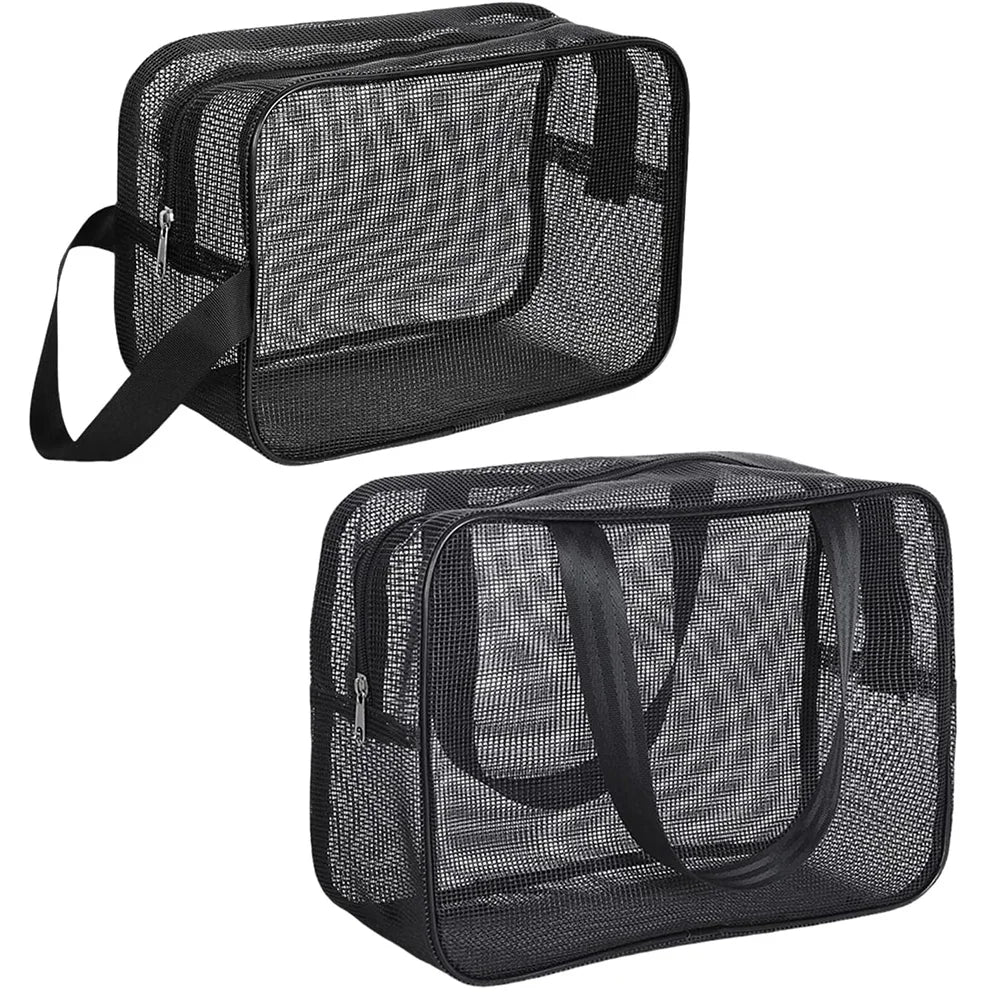 Mesh Shower Caddy Tote Bag | Portable Toiletry Organizer Toiletry Organizer Bag QXL