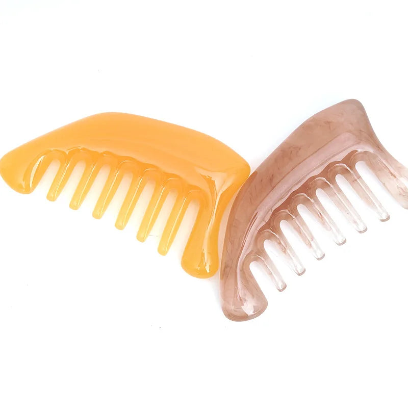 Beeswax Resin Gua Sha Comb | Face & Scalp Massage Tool Gua Sha Massage Comb QXL