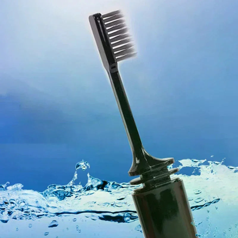 Foldable Travel Toothbrush | Soft Bristles, Compact & Portable Travel Toothbrush QXL