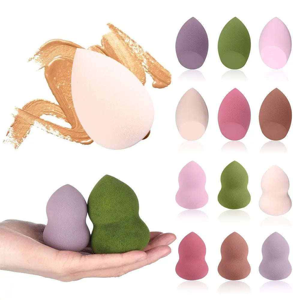 Multi-Shape Makeup Blending Sponge | Foundation Powder Puff Makeup Blending Sponge QXL