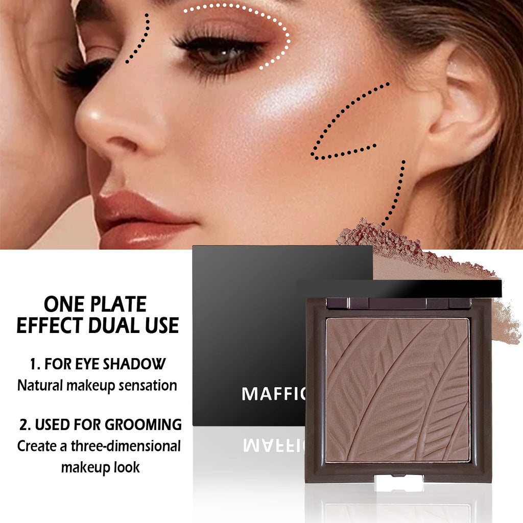 Highlighter & Eyeshadow Powder | Brightening Multi-Use Makeup Highlighter Powder QXL