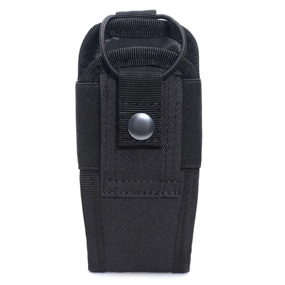 Tactical MOLLE Radio Pouch | Walkie Talkie Holster Waist Bag Tactical Radio Pouch QXL black