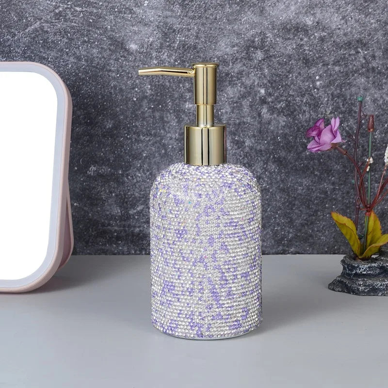 Diamond-Cut Refillable Bottles | Body Wash, Shampoo & Lotion Refillable Dispenser Bottle QXL