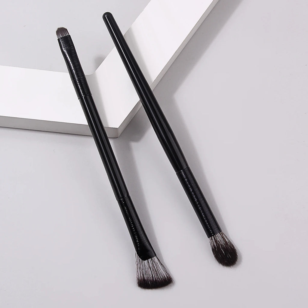 2-Pack Dual-End Concealer & Eyeshadow Blending Brush Set Makeup Brush Set QXL