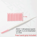 Hair Root Perm Rods Set 20/30Pc | 4 Sizes with Clips Hair Perm Rods QXL 2.3mm 30Pcs