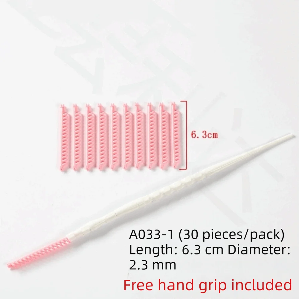 Hair Root Perm Rods Set 20/30Pc | 4 Sizes with Clips Hair Perm Rods QXL 2.3mm 30Pcs