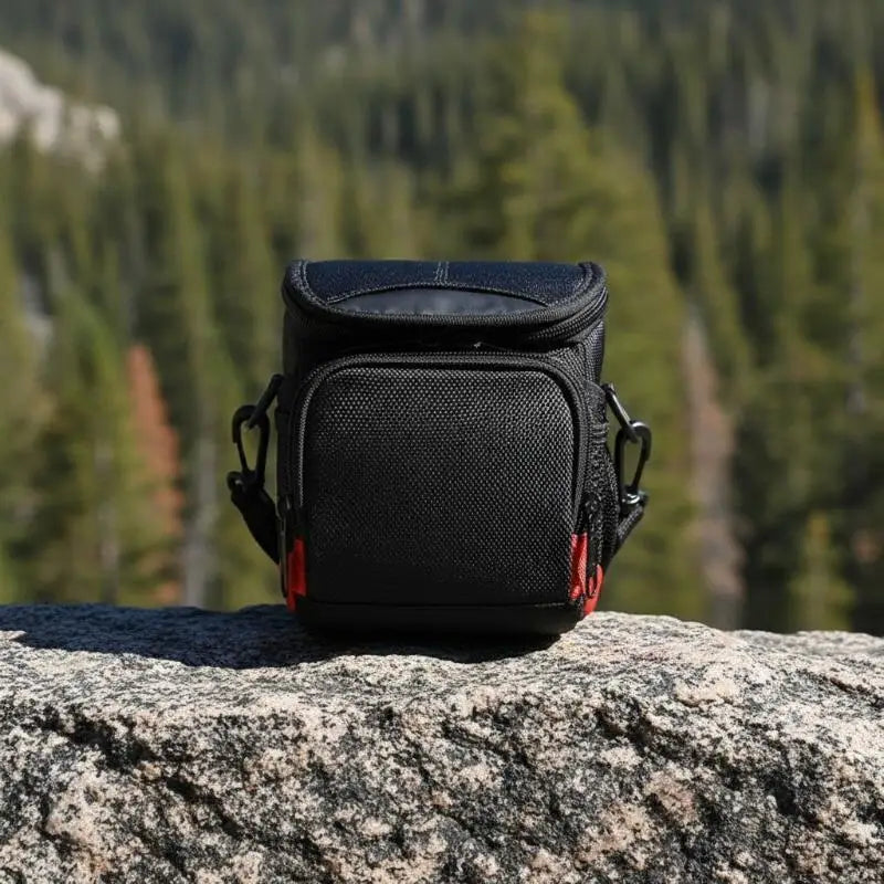 Waterproof Nylon DSLR Camera Shoulder Bag | Black Travel Bag Camera Shoulder Bag QXL
