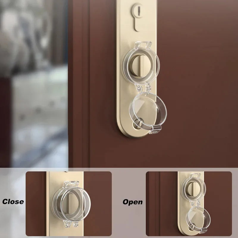 Baby Safety Door Handle Lock Cover | Child Proof 1/3/5 Pack Baby Safety Lock QXL