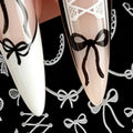 3D Lace & Bow Nail Art Stamping Plate | 30+ Designs Nail Stamping Plate QXL Default Title