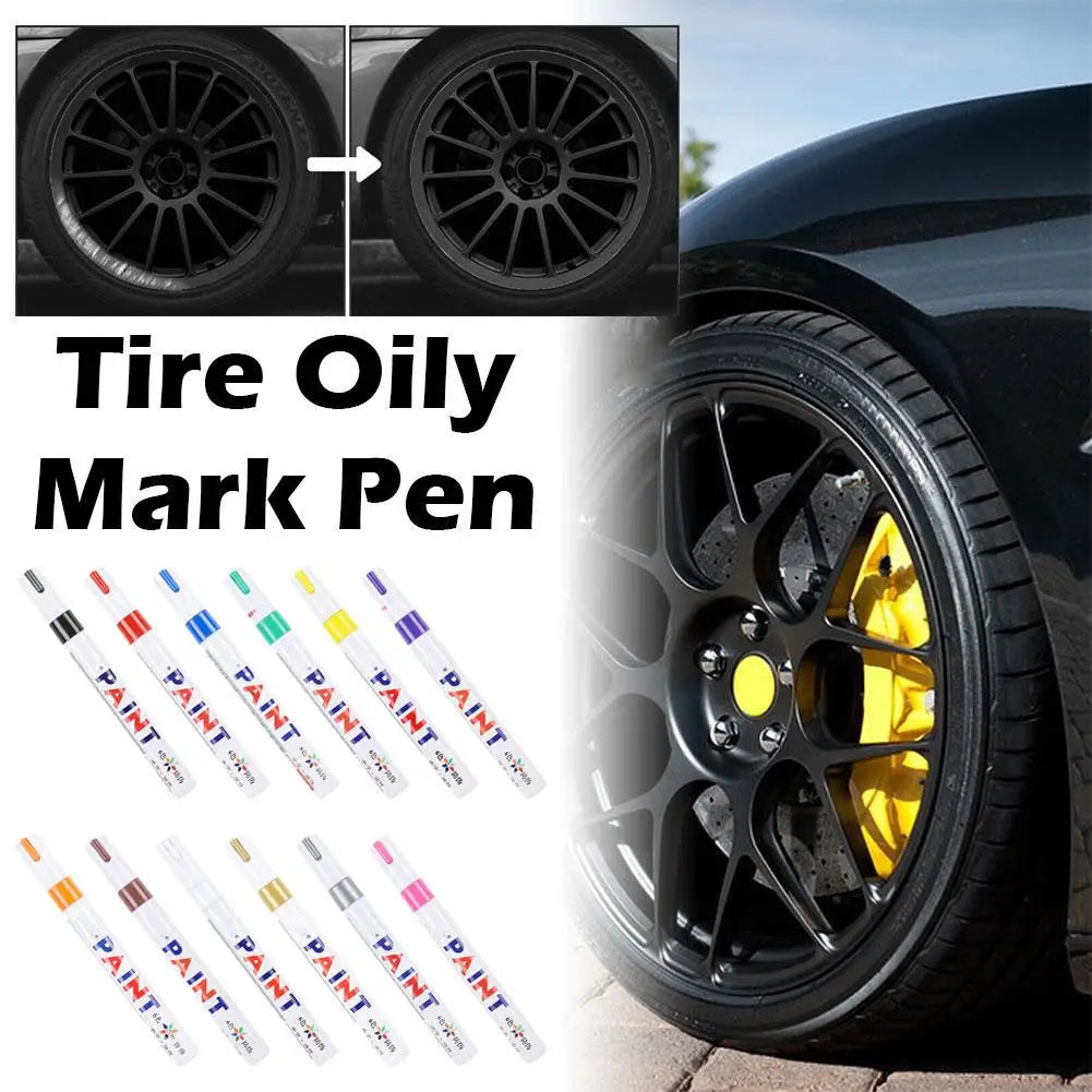 Car Scratch Repair Touch-Up Paint Pen | Waterproof Tyre Pen Touch-Up Paint Pen QXL