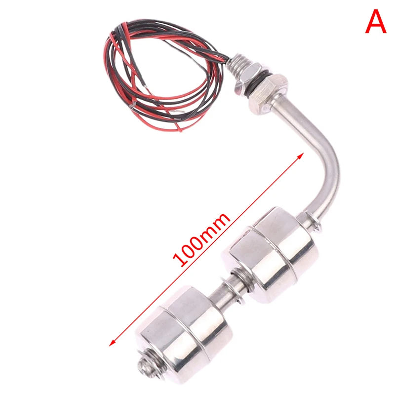Double Ball Float Switch | Stainless Steel Water Level Sensor Float Switch Sensor QXL 100mm