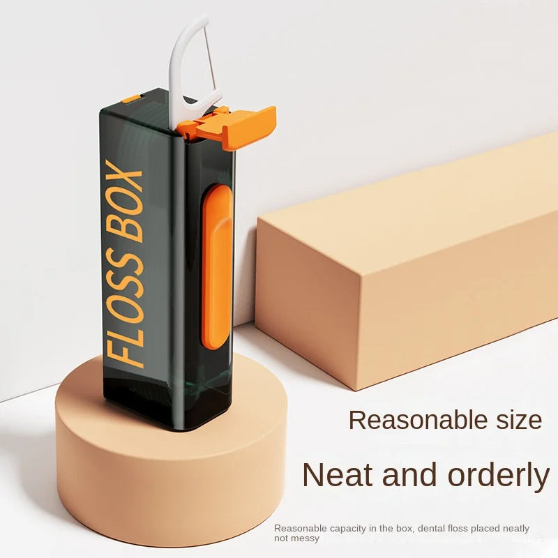 Pop-Up Dental Floss Dispenser Box with 10 Floss Picks Floss Dispenser QXL